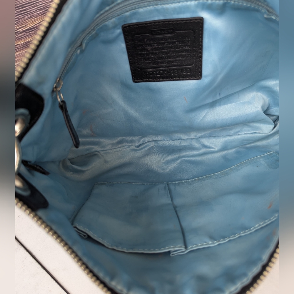 🌹Coach 18980 Black and Gray Signature Shoulder Bag - Picture 14 of 14